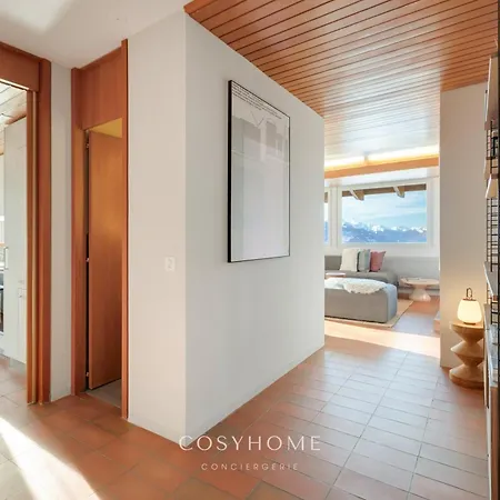 Le Balcon Des Alpes L Modernist L Cosyhome Кран-Монтана